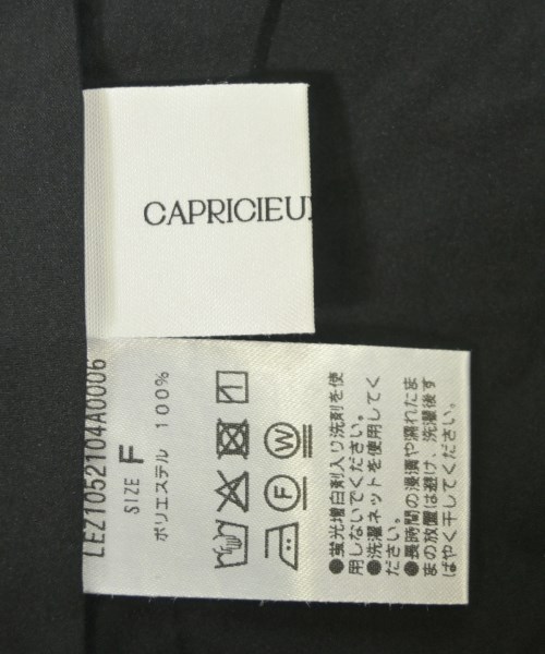 CAPRICIEUX LE'MAGE（カプリシュレマージュ）ブラウス 黒 サイズ:F レディース/2200716646051