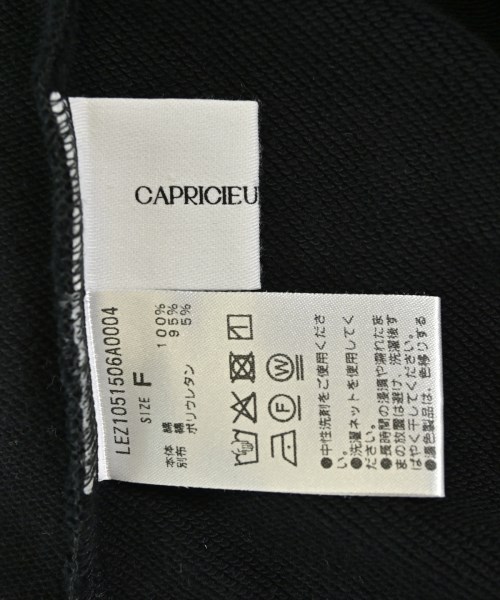CAPRICIEUX LE'MAGE（カプリシュレマージュ）スウェット 黒 サイズ:F レディース/2200721968049