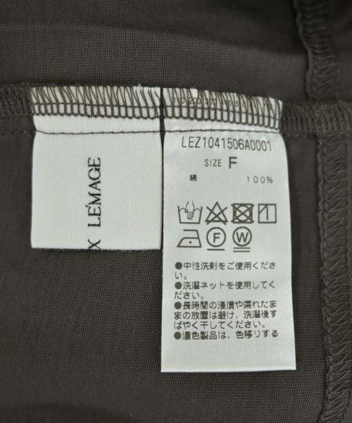CAPRICIEUX LE'MAGE（カプリシュレマージュ）ノースリーブ 茶 サイズ:F レディース/2200721968087