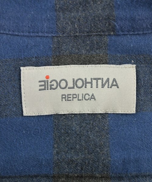 ANTHOLOGIE（アンソロジーレプリカ）カジュアルシャツ 紺 サイズ:1(S位) メンズ/2200673786043