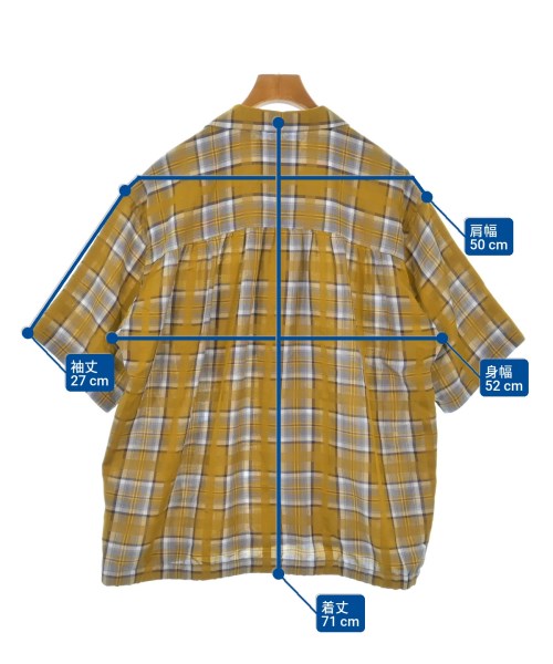 Enharmonic Tavern（エンハーモニックタヴァーン）カジュアルシャツ 黄 サイズ:48(L位) メンズ/2200631882169