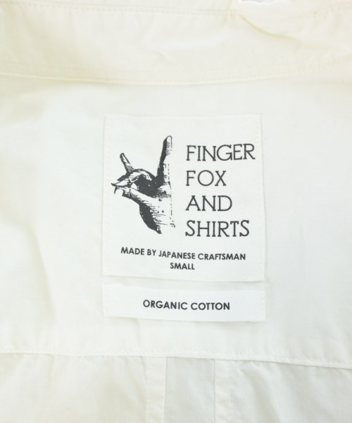 FINGER FOX AND SHIRTS（フィンガーフォックスアンドシャツ）カジュアルシャツ 白 サイズ:S メンズ/2200688968021