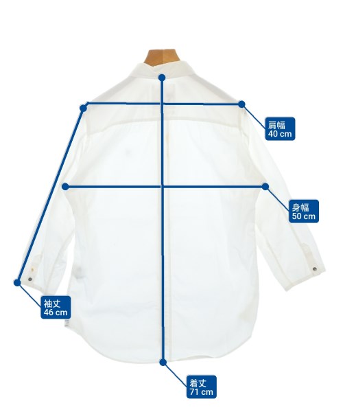 FINGER FOX AND SHIRTS（フィンガーフォックスアンドシャツ）カジュアルシャツ 白 サイズ:S メンズ/2200688968021
