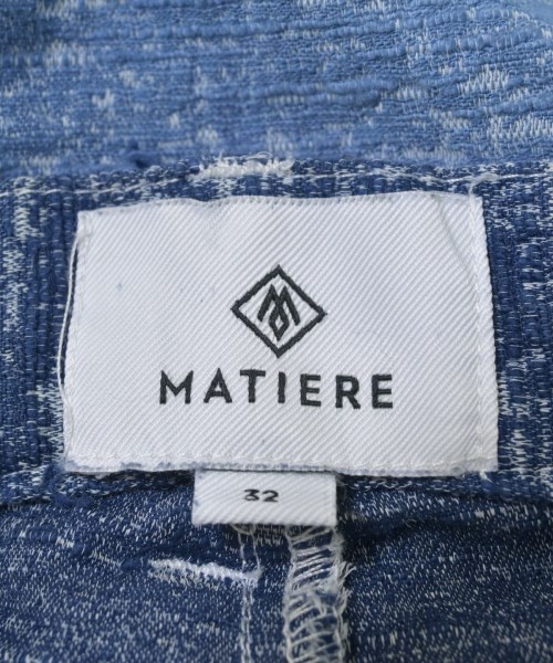 MATIERE（マティエール）ショートパンツ 青 サイズ:32(L位) メンズ/2200693235026