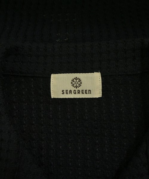 SEAGREEN（シーグリーン）カジュアルシャツ 黒 サイズ:02(M位) メンズ/2200645535174
