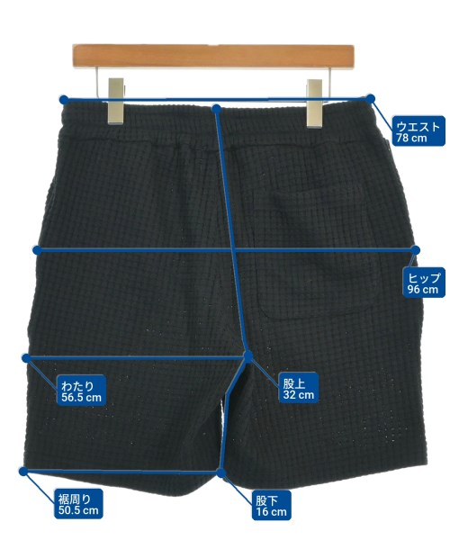 SEAGREEN（シーグリーン）ショートパンツ 黒 サイズ:03(L位) メンズ/2200667230224