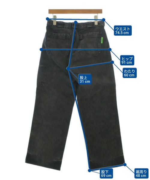 WILLY CHAVARRIA（ウィリーチャバリア）デニムパンツ 黒 サイズ:XS メンズ/2200666935038