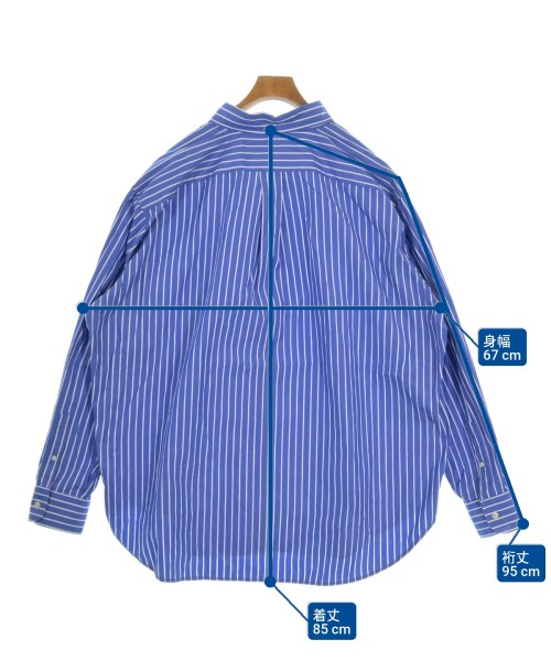 WILLY CHAVARRIA（ウィリーチャバリア）カジュアルシャツ 青 サイズ:XS メンズ/2200648265078