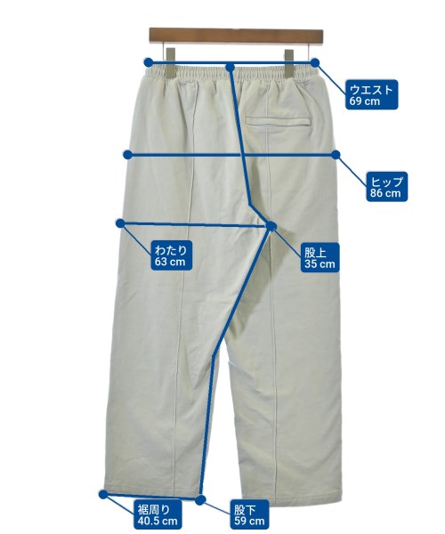 WILLY CHAVARRIA（ウィリーチャバリア）スウェットパンツ 白 サイズ:M メンズ/2200665057175