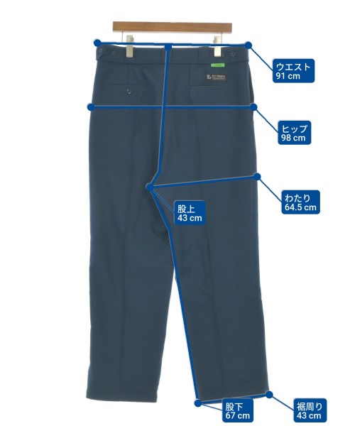 WILLY CHAVARRIA（ウィリーチャバリア）スラックス 青 サイズ:S メンズ/2200670057023