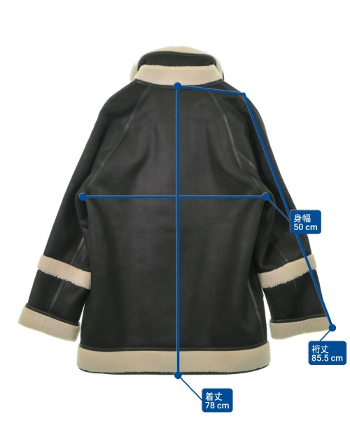 URBAN CODE LONNDONN（アーバンコードロンドン）ムートンコート 黒 サイズ:S レディース/2200630428160