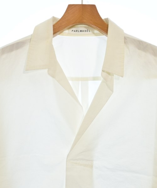 PARLMASEL（パールマシェル）カジュアルシャツ 白 サイズ:38(M位) レディース/2200619965082