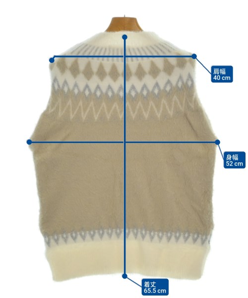 MyLanka（ミランカ）ベスト/ノースリーブ 白 サイズ:38(M位) レディース/2200646147031