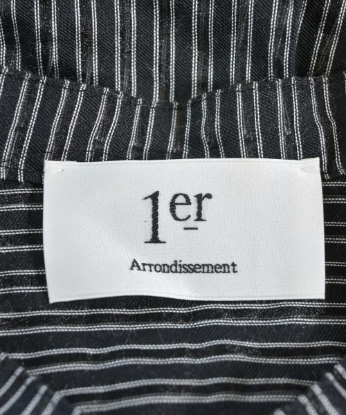 1er Arrondissement（プルミエアロンディスモン）カジュアルシャツ 黒 サイズ:36(S位) レディース/2200637435031
