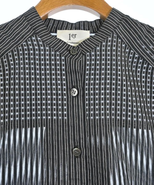 1er Arrondissement（プルミエアロンディスモン）カジュアルシャツ 黒 サイズ:36(S位) レディース/2200637435031