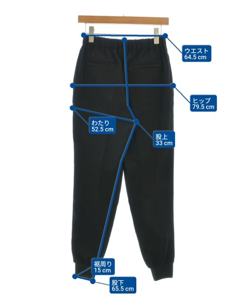 1er Arrondissement（プルミエアロンディスモン）スラックス 黒 サイズ:38(M位) レディース/2200628218476