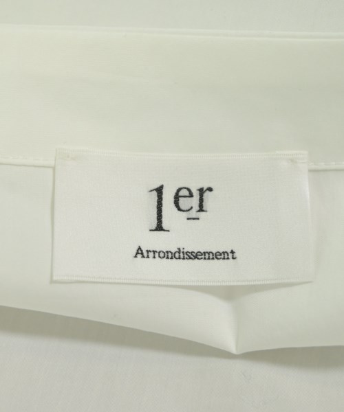 1er Arrondissement（プルミエアロンディスモン）ブラウス 白 サイズ:36(S位) レディース/2200640311544