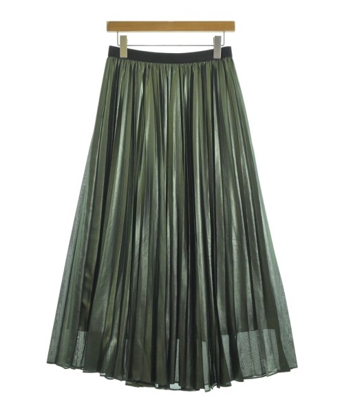 1er Arrondissement(プルミエアロンディスモン)ロング・マキシ丈スカート 緑 サイズ:38(M位)/2200636282100