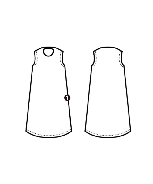 1er Arrondissement（プルミエアロンディスモン）ワンピース 茶 サイズ:36(S位) レディース/2200644741491