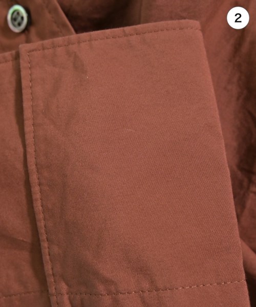 1er Arrondissement（プルミエアロンディスモン）カジュアルシャツ 茶 サイズ:36(S位) レディース/2200621665055