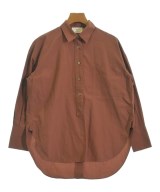 1er Arrondissement（プルミエアロンディスモン）カジュアルシャツ 茶 サイズ:36(S位) レディース/2200621665055