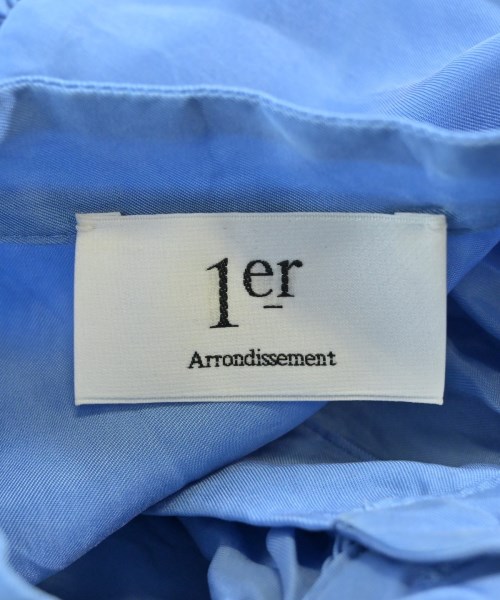 1er Arrondissement（プルミエアロンディスモン）ブラウス 青 サイズ:38(M位) レディース/2200621714081