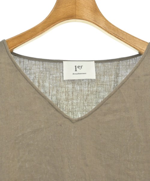 1er Arrondissement（プルミエアロンディスモン）ワンピース 茶 サイズ:36(S位) レディース/2200612801028