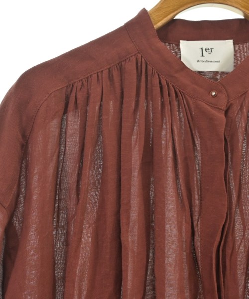 1er Arrondissement（プルミエアロンディスモン）ワンピース 茶 サイズ:36(S位) レディース/2200629326040