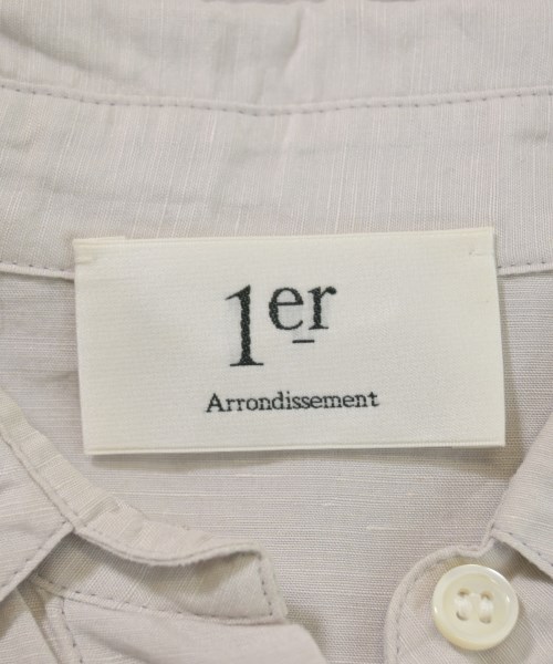 1er Arrondissement（プルミエアロンディスモン）カジュアルシャツ ベージュ サイズ:36(S位) レディース/2200616848272