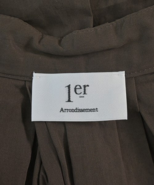 1er Arrondissement（プルミエアロンディスモン）ブラウス 茶 サイズ:36(S位) レディース/2200633689049