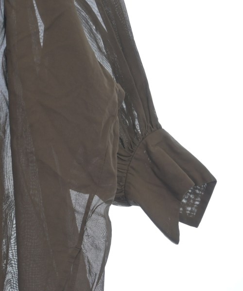 1er Arrondissement（プルミエアロンディスモン）ブラウス 茶 サイズ:36(S位) レディース/2200633689049