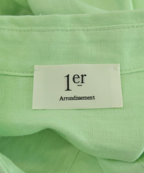 1er Arrondissement（プルミエアロンディスモン）カジュアルシャツ 緑 サイズ:36(S位) レディース/2200675138017