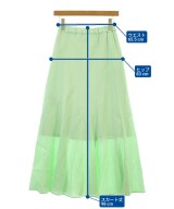 1er Arrondissement（プルミエアロンディスモン）ロング・マキシ丈スカート 緑 サイズ:36(S位) レディース/2200675138031