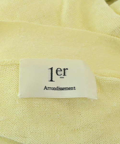 1er Arrondissement（プルミエアロンディスモン）カーディガン 黄 サイズ:F レディース/2200672506031