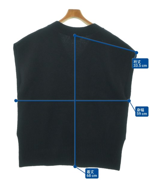 1er Arrondissement（プルミエアロンディスモン）ベスト/ノースリーブ 紺 サイズ:-(M位) レディース/2200672698033