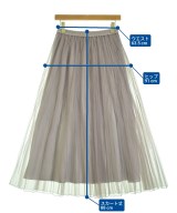 1er Arrondissement（プルミエアロンディスモン）ロング・マキシ丈スカート グレー サイズ:36(S位) レディース/2200675462075