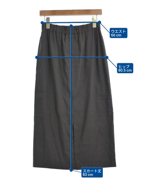 1er Arrondissement（プルミエアロンディスモン）ロング・マキシ丈スカート 茶 サイズ:38(M位) レディース/2200676378184