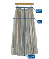 1er Arrondissement（プルミエアロンディスモン）ロング・マキシ丈スカート シルバー サイズ:36(S位) レディース/2200676391091