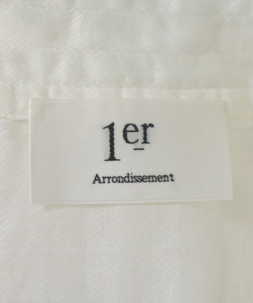 1er Arrondissement（プルミエアロンディスモン）ブラウス 白 サイズ:36(S位) レディース/2200680689047