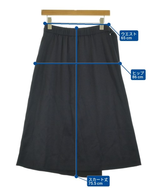 1er Arrondissement（プルミエアロンディスモン）ロング・マキシ丈スカート 紺 サイズ:36(S位) レディース/2200677576091