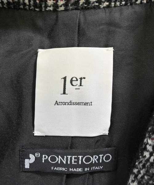 1er Arrondissement（プルミエアロンディスモン）チェスターコート 黒 サイズ:36(S位) レディース/2200691097015