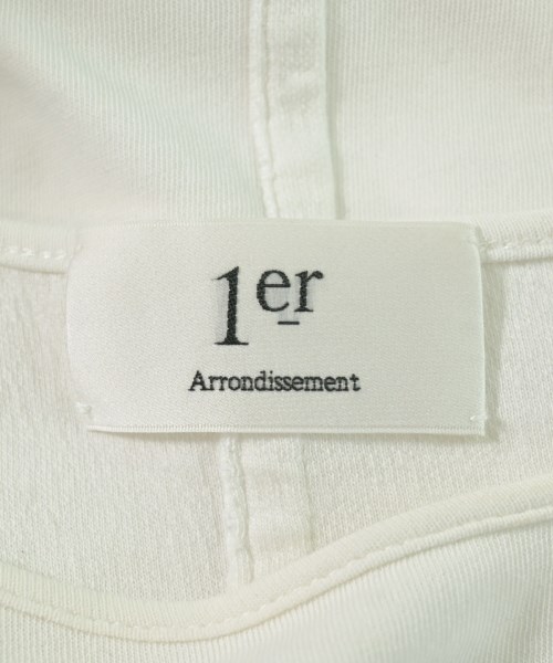 1er Arrondissement（プルミエアロンディスモン）Tシャツ・カットソー 白 サイズ:F レディース/2200690893021