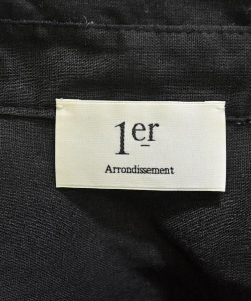 1er Arrondissement（プルミエアロンディスモン）カジュアルシャツ 黒 サイズ:38(M位) レディース/2200692715055