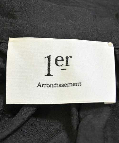 1er Arrondissement（プルミエアロンディスモン）シャツワンピース 黒 サイズ:38(M位) レディース/2200698639010