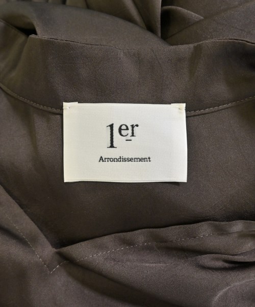 1er Arrondissement（プルミエアロンディスモン）ワンピース 茶 サイズ:36(S位) レディース/2200696765056