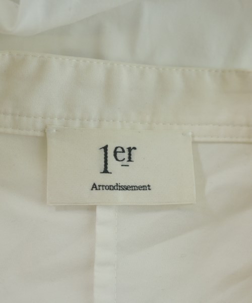1er Arrondissement（プルミエアロンディスモン）カジュアルシャツ 白 サイズ:38(M位) レディース/2200700020041