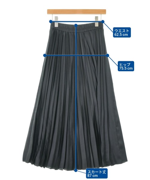 1er Arrondissement（プルミエアロンディスモン）ロング・マキシ丈スカート 黒 サイズ:36(S位) レディース/2200656304042