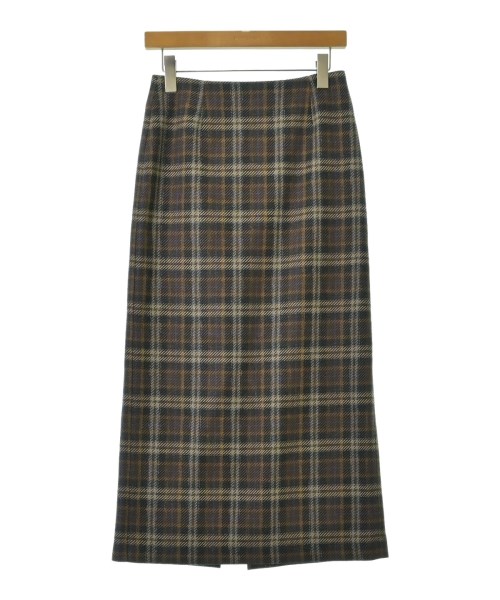 1er Arrondissement(プルミエアロンディスモン)ロング・マキシ丈スカート 茶 サイズ:38(M位)/2200659576040