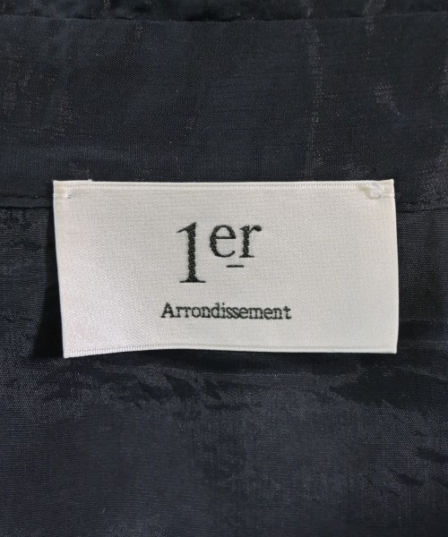 1er Arrondissement（プルミエアロンディスモン）カジュアルシャツ 黒 サイズ:36(S位) レディース/2200712312066