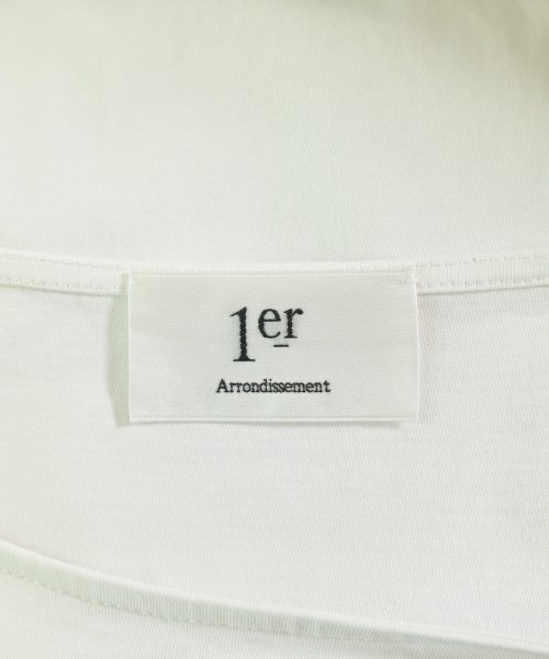 1er Arrondissement（プルミエアロンディスモン）Tシャツ・カットソー 白 サイズ:F レディース/2200713075038